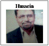 Text Box: Hussein

 pic
